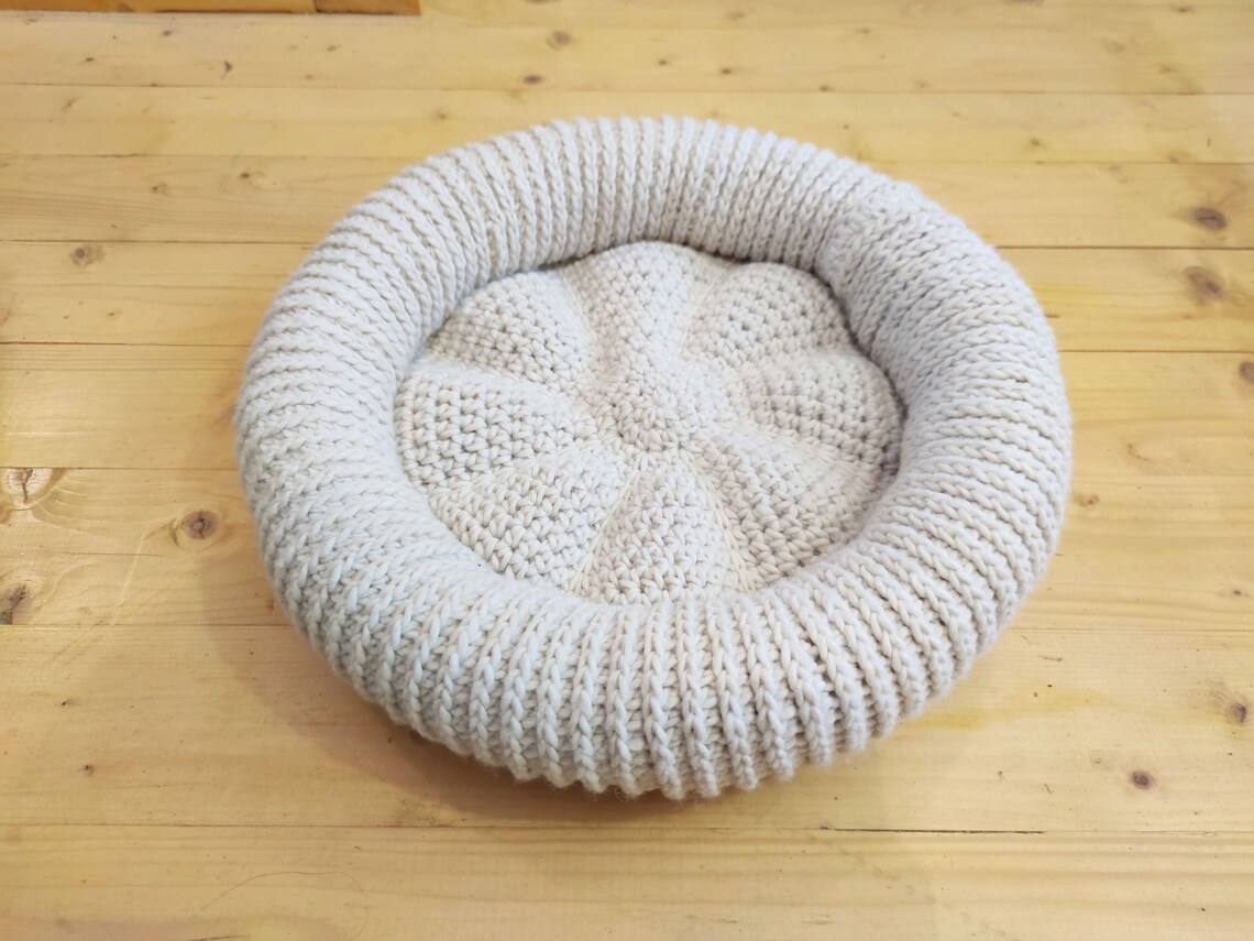 Crochet pattern for the Round Pet Bed for small dogs and Etsy