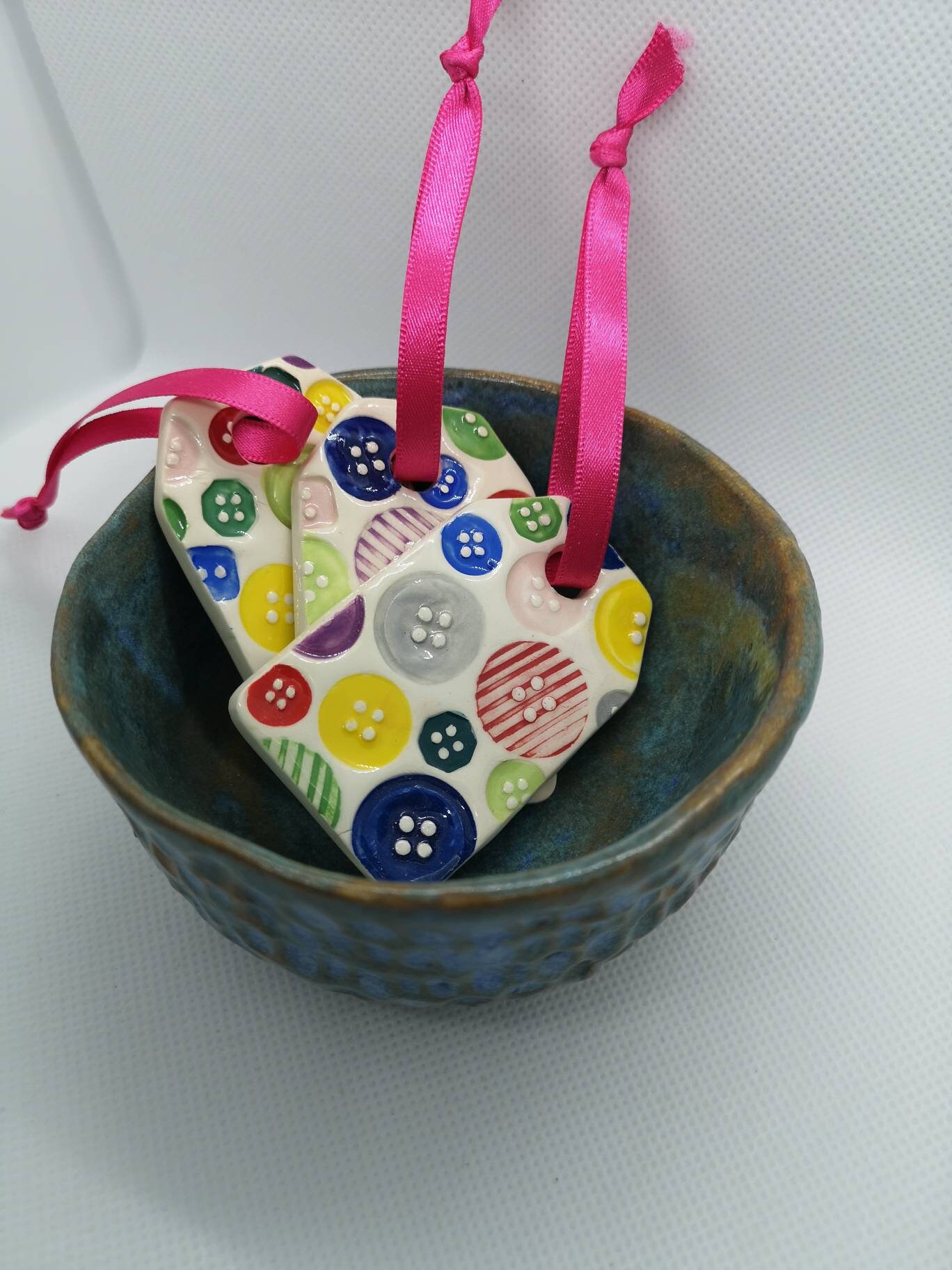 Ceramic Gift Tags Handmade Present Labels Etsy