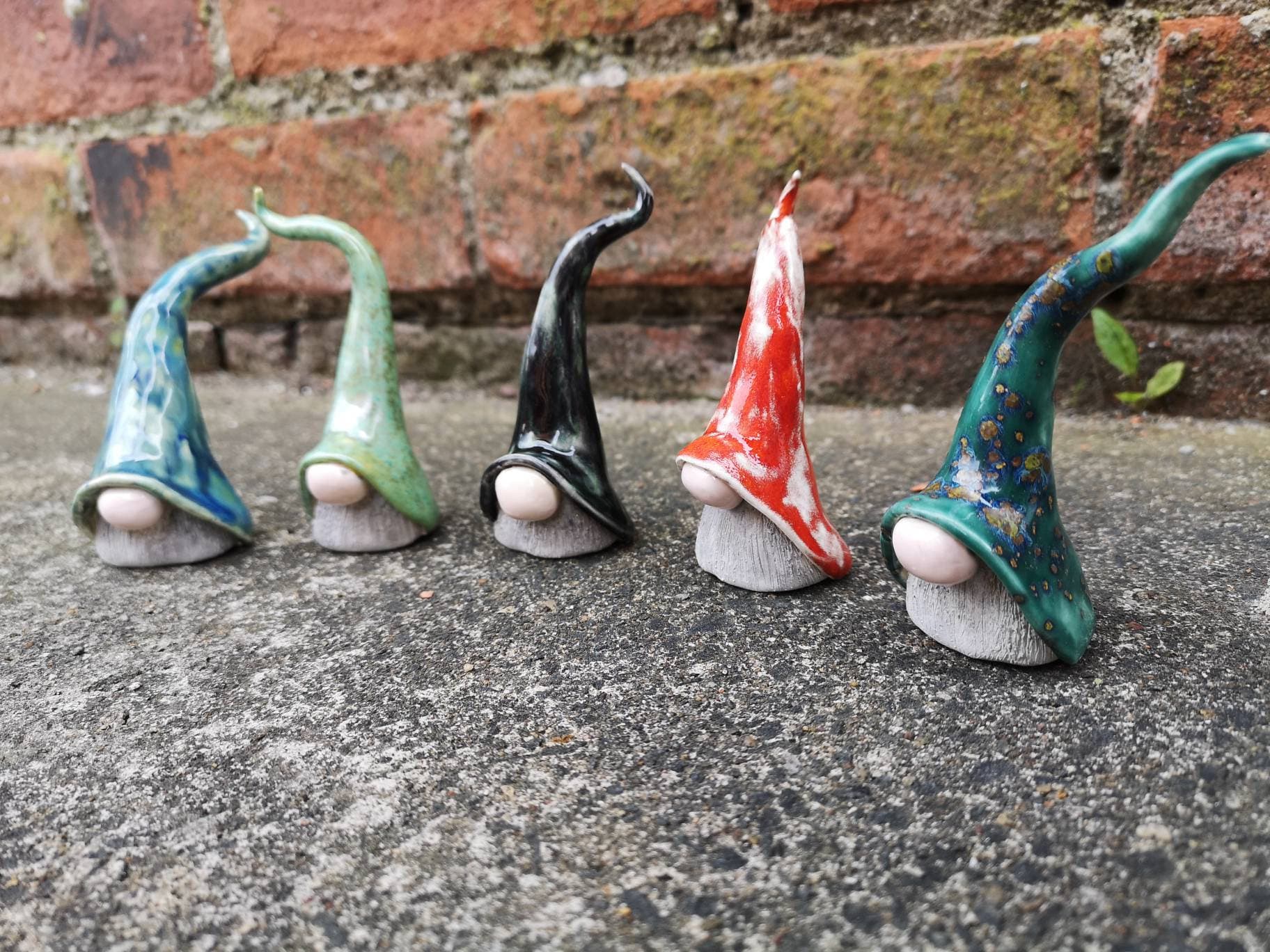 Ceramic Wizard Gnome Handmade Pottery Gnome Unusual Gift Etsy UK