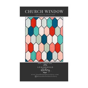 Church Window Quilt Pattern | Paper Pattern