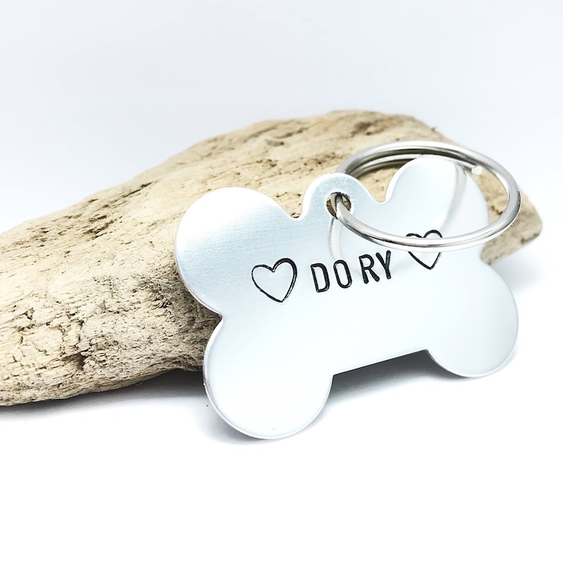 Medaglietta cane personalizzabile medaglietta osso con nome Etsy Italia