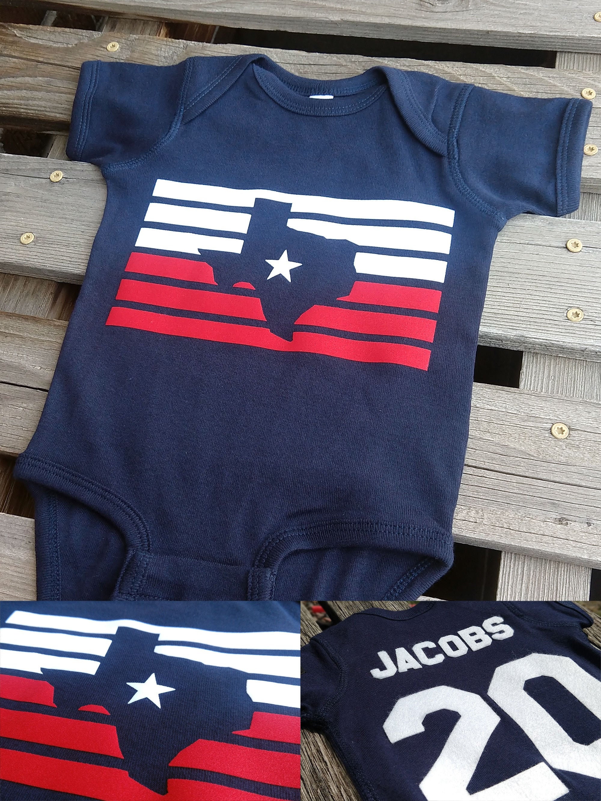 Texas Flag Infant Bodysuit Texas Flag Infant Bodysuit