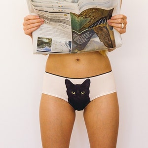 Experienced fighter black cat underwear image 2