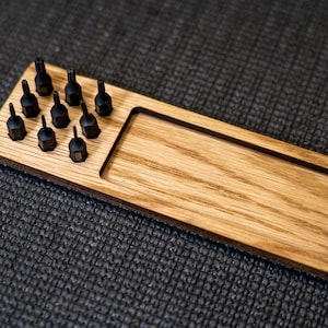 PersonalizeEDC Tray for Knife Maintenance - Small Parts and Cleaning Tray - Custom Message