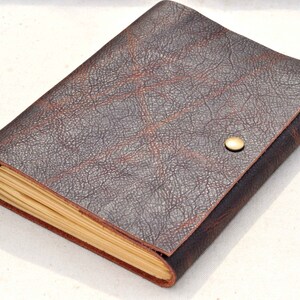 Personalized Unique Leather Journal gift for him for herfree Initials image 3