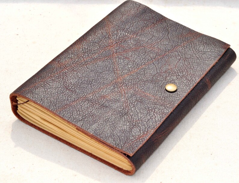 Personalized Unique Leather Journal gift for him for herfree Initials image 3