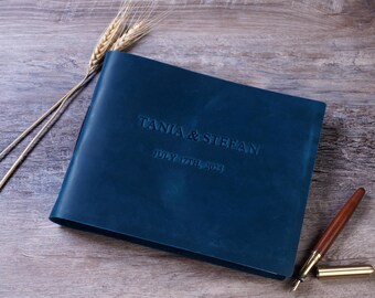 Personalized Guest Book, Wedding Keepsake , Engagement Scrapbook ,Wedding Décor, Anniversary Gift