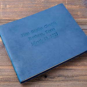 Personalized Memory Book Photo Scrapbook Leather Memories Scrapbook Adventure Book Gift for Him and Her
