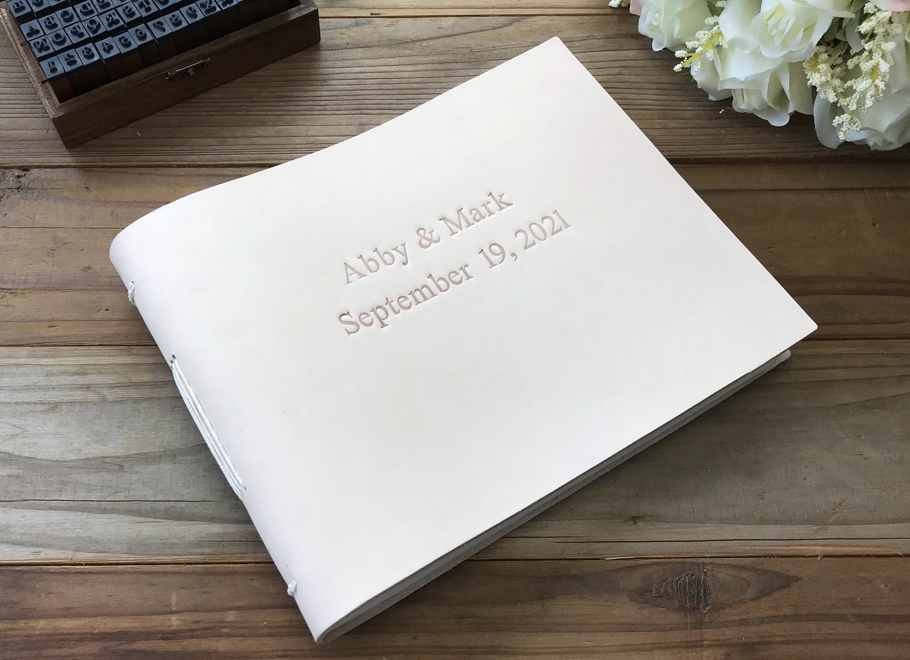 Personalized Guestbook Photo Booth Album Alternative Our Memories Book ...