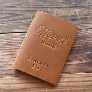 Personalized Officiant Book Wedding Officiant Book Wedding officiant gift