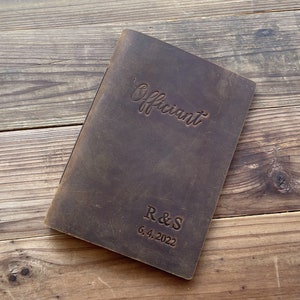 Personalized Wedding Officiant Book ,Officiant gift,Custom marriage commissioner booklet