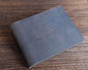 Personligt klippbok, reseminnensbok, resedagbok, fotoalbum, jubileumspresent