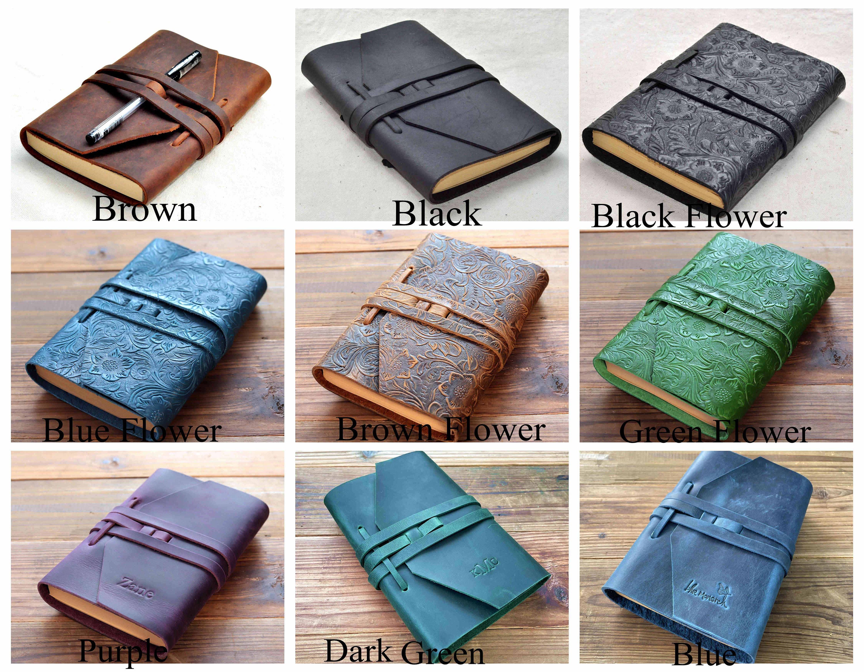 Leather Journal Writing Notebook - Genuine Leather Bound Daily Notepad For Men - View #7