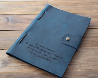 Personalized Refillable Leather Journal Notebook Personalized Journal Sketchbook