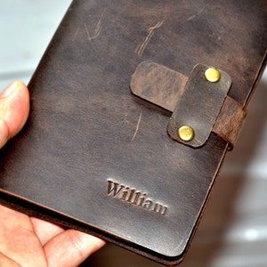 Personalized Leather Journal Refillable Journal  Customize Personalized  Journal Notebook