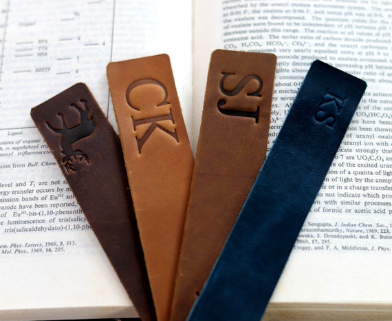 LEATHER BOOKMARK: THE ONE RING INSCRIPTION