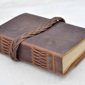 Vintage Styled Leather Journal / Diary ,retro Leather Notebook,handmade ...