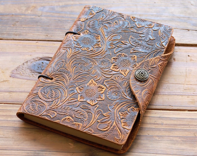 Handmade Leather Journal Notebook Personalized Journal sketchbook