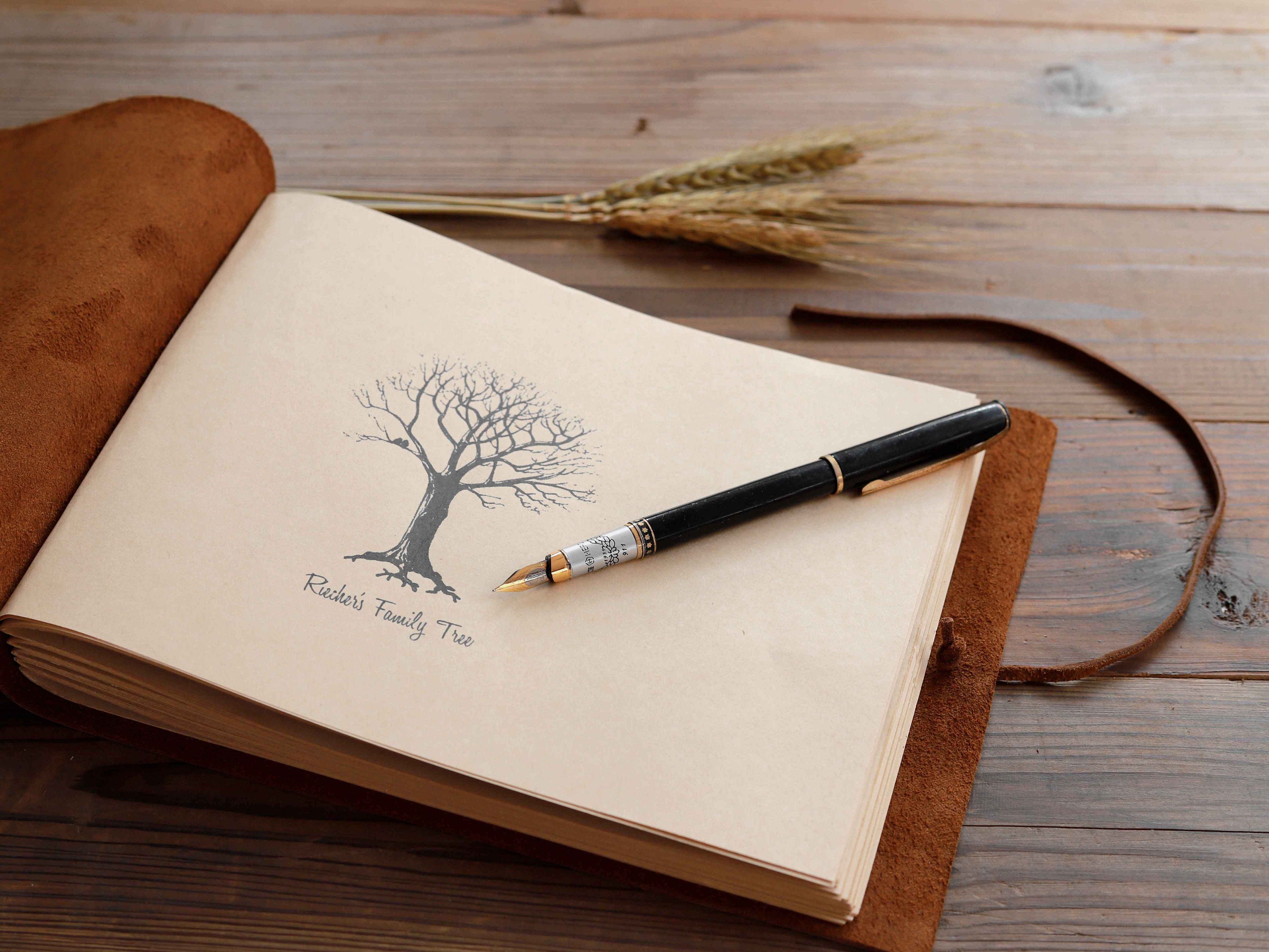 Personalized Scrapbook Wedding Guest Book Gift for 1th 3rd Etsy