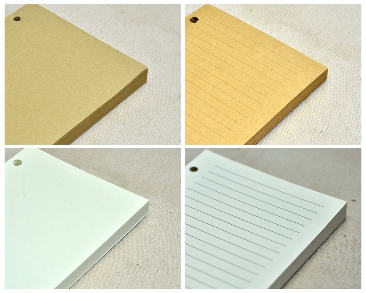 Add Papers: Blank Kraft Paper/lined Kraft Paper / Lined White Paper ...