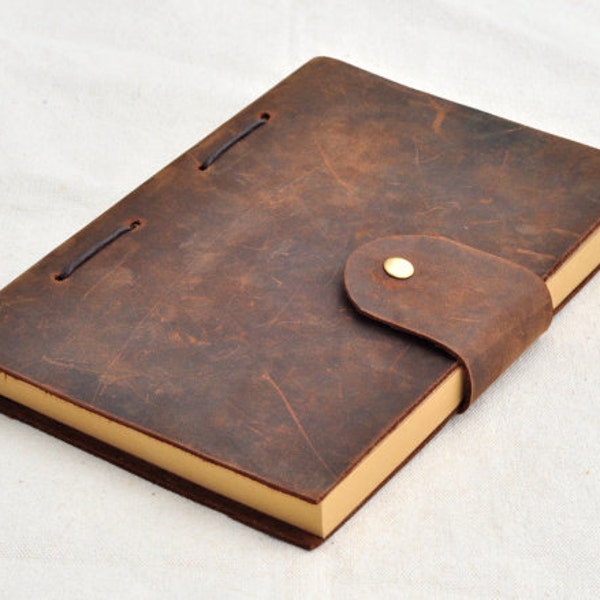 Custom Personalized leather Journal Notebook Sketchbook  Personalized Groomsmen's Gift