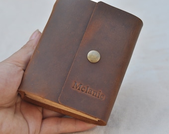 Mini diario in pelle personalizzato Taccuino tascabile piccolo diario tascabile per schizzi