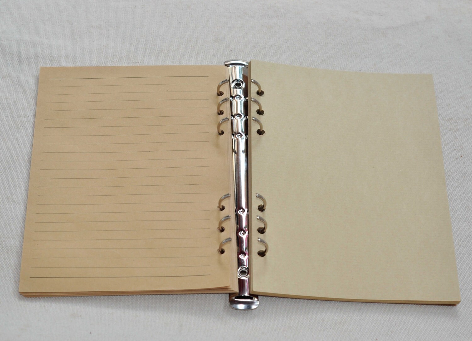 Add papers: Blank kraft paper/Lined kraft paper / Lined white | Etsy