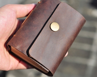 Personalized mini leather journal Pocket notebook small sketchbook pocket journal sketchbook travel journal