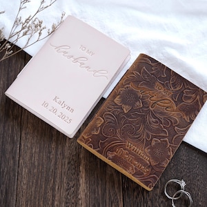 Wedding Vows Book,His and Her Vow Books,Custom Vows Booklet,Vow Ideas,Gift for Bride and Groom