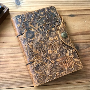 Handmade Leather Journal Notebook Personalized Journal sketchbook