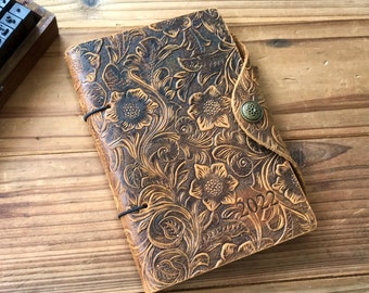 Handmade Leather Journal Notebook Personalized Journal sketchbook