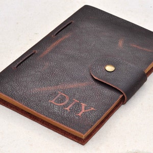 Leather journal with Monogram for Groomsmen Gifts, Personalized journal/notebook,Wedding Mementos,gift for him free Initials image 2