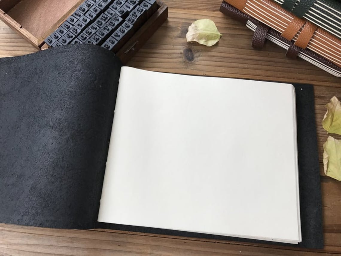 Wedding Guest Book Leather Guest Book Rustic Guest Book Etsy