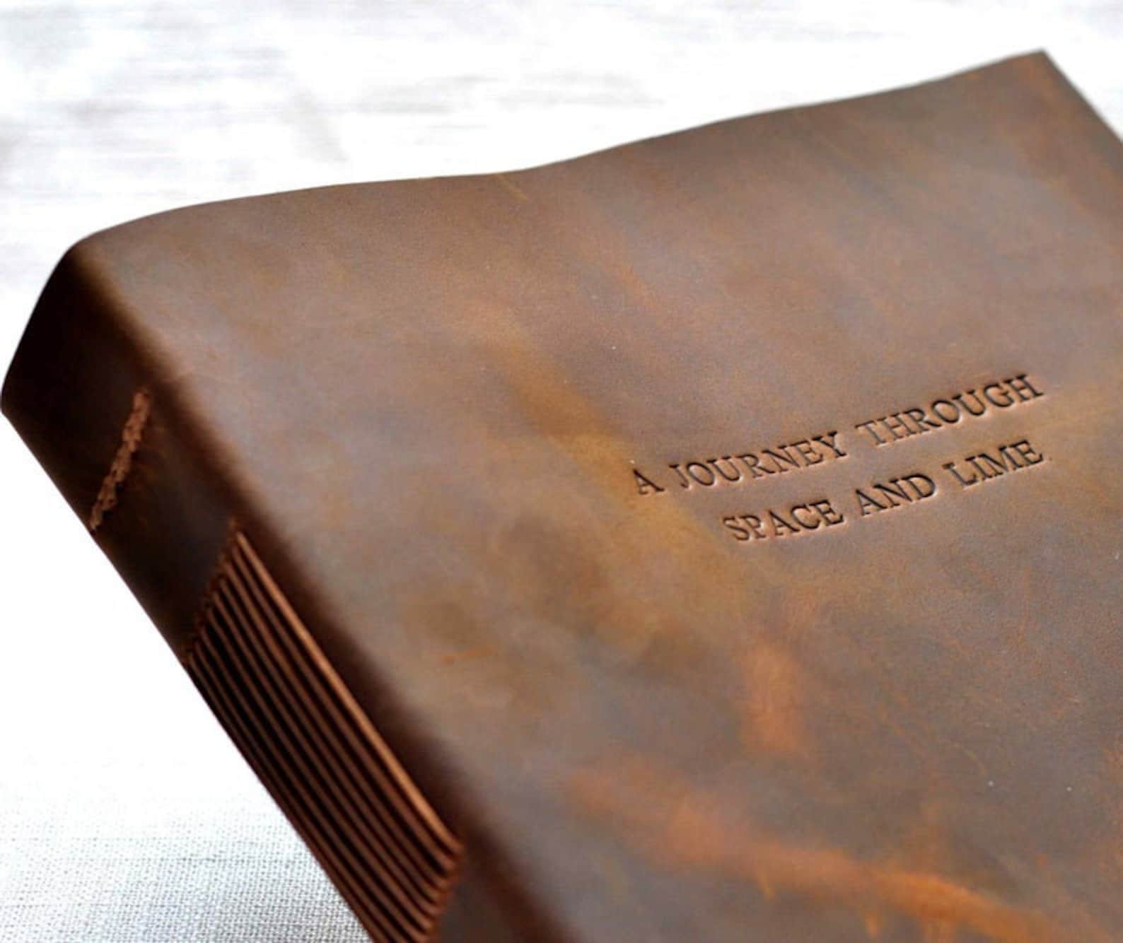 Wedding Guest Book Leather Guest Book Rustic Guest Book Etsy
