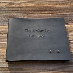 Bruiloftsgastenboek, lederen gastenboek, rustiek gastenboek, foto-gastenboek, lederen gastenboek, lederen fotoalbum