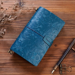 Personalized refillable leather journal notebook Handmade Vintage journal