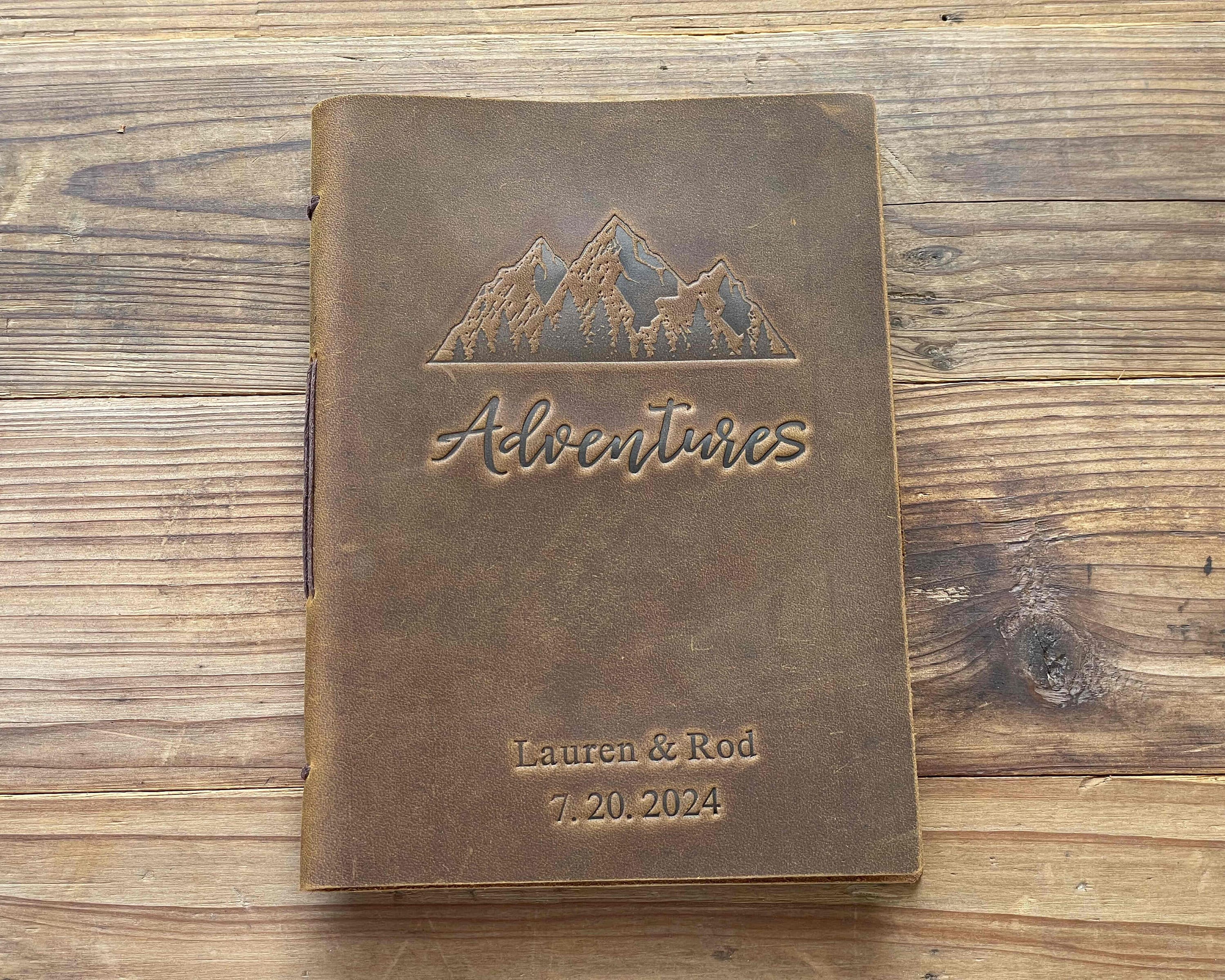 Personalized Leather Journal Notebook  Adventure Book Travel Journal notebook ,Personalized Gift