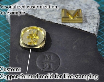 Custom copper mould for hot stamping Branding Iron for Wood custom branding iron for Leather