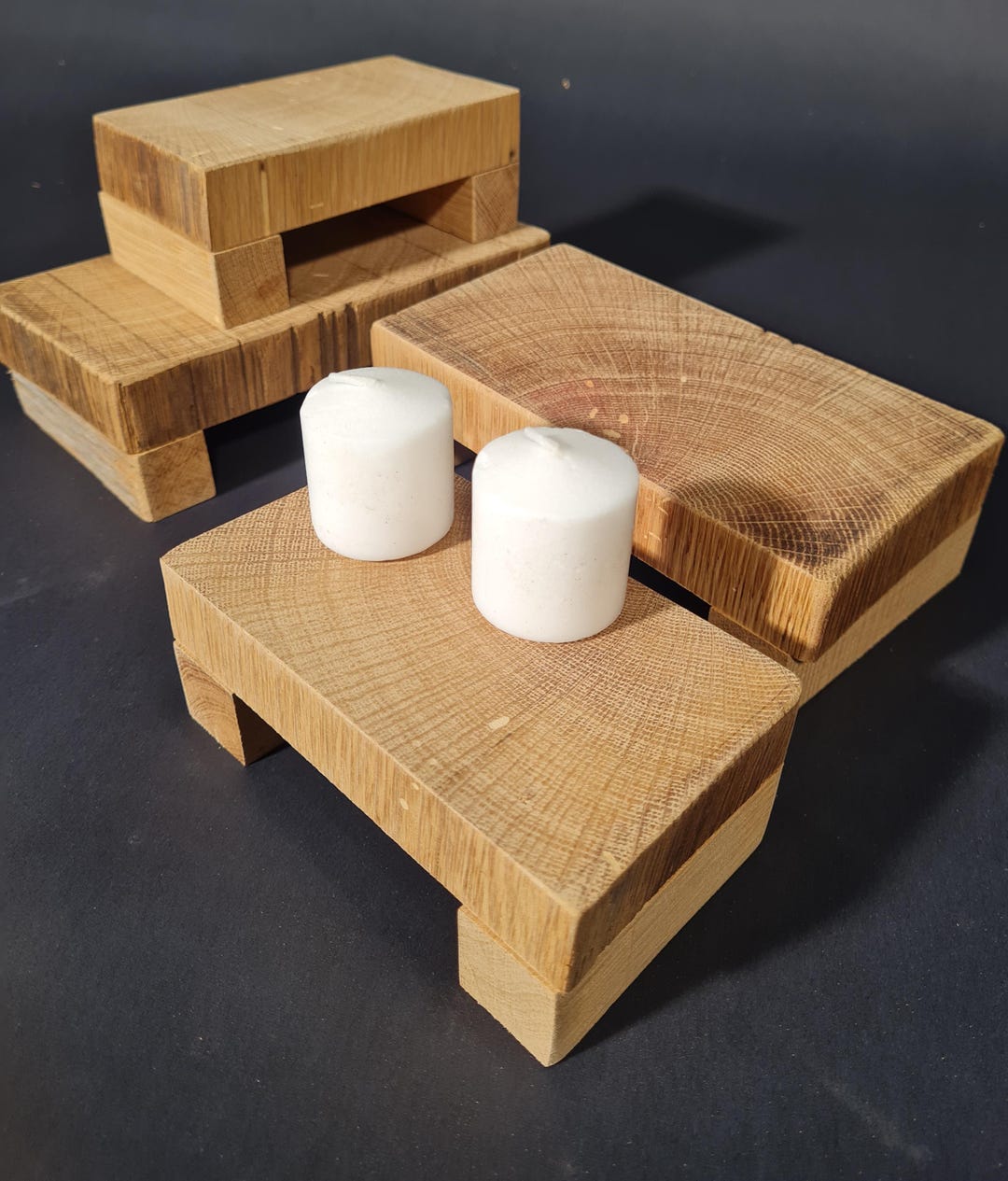 Rustic Wood Tray, Kitchen Riser, Bathroom Decor, Soap Holder or Makeup ...