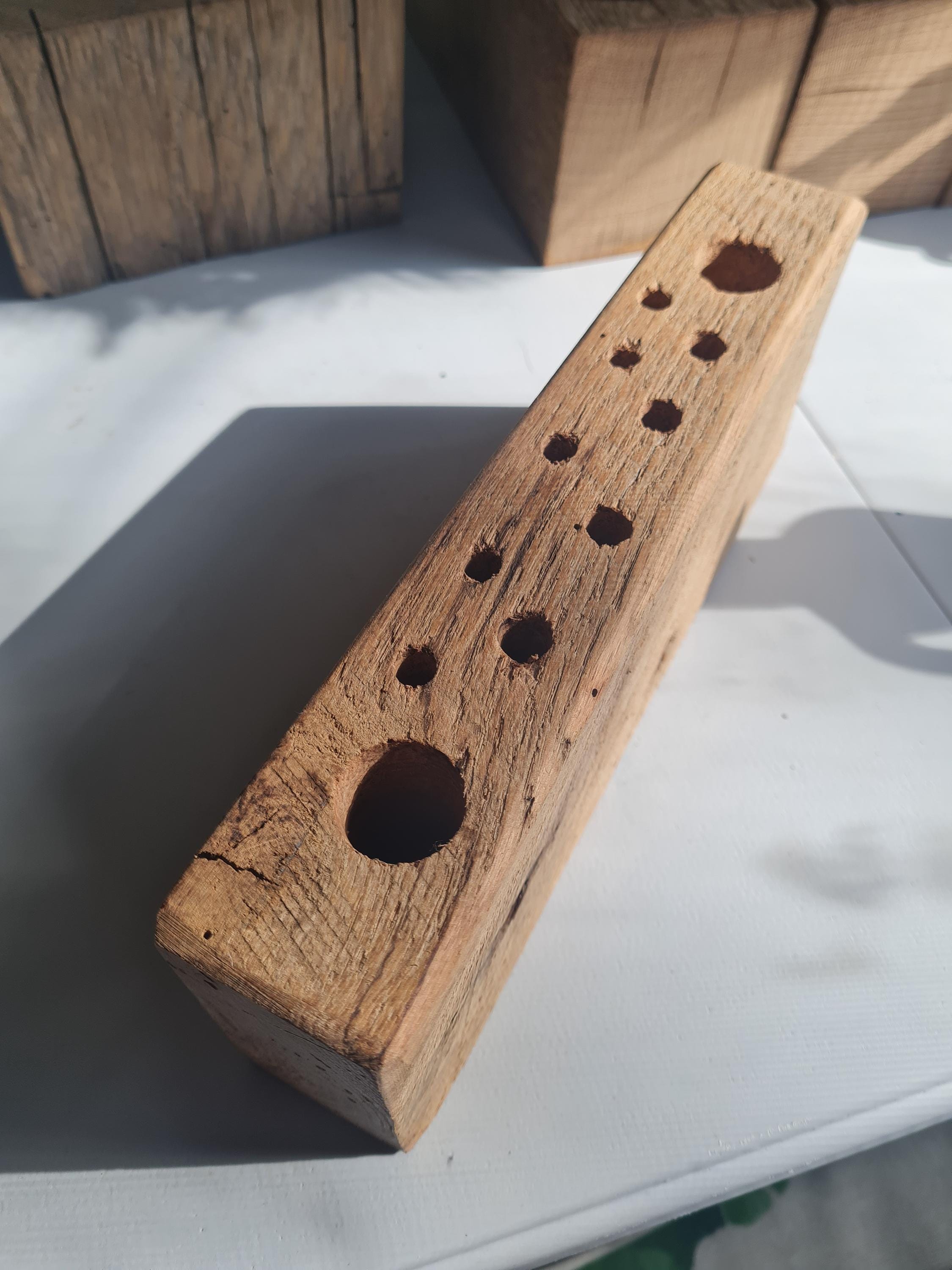 Image result for Antique Wood Pencil Holder, Reclaimed Wood Desk Organizer, Office ...