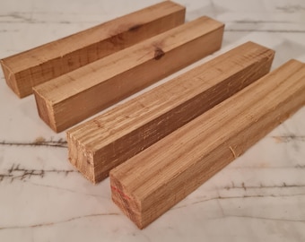 Pen Blanks 6PCS - 150 year Old Growth - Rare Wood- Wood Blanks, Hand Turning-Pen Blanks, Wood blocks, Exotic wood, 1x1x6 Hardwood