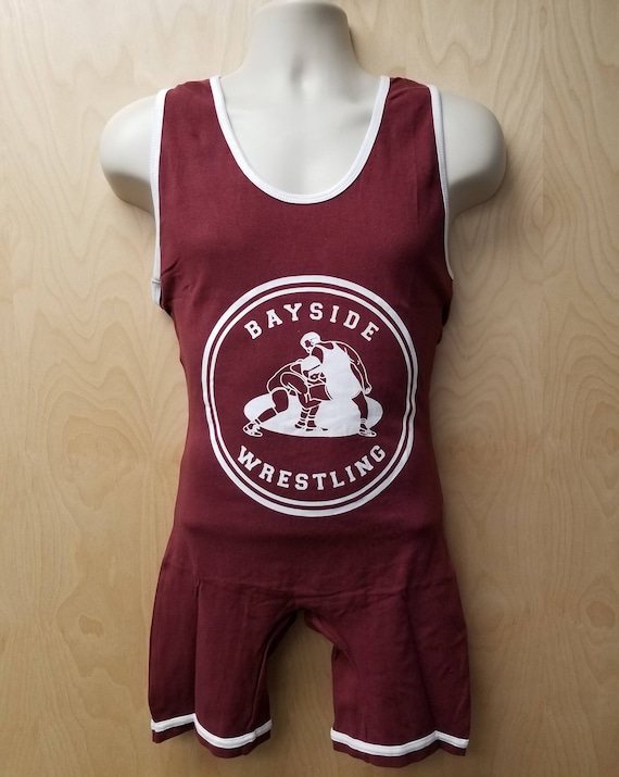 bayside wrestling singlet ac slater costume wrestler bayside etsy