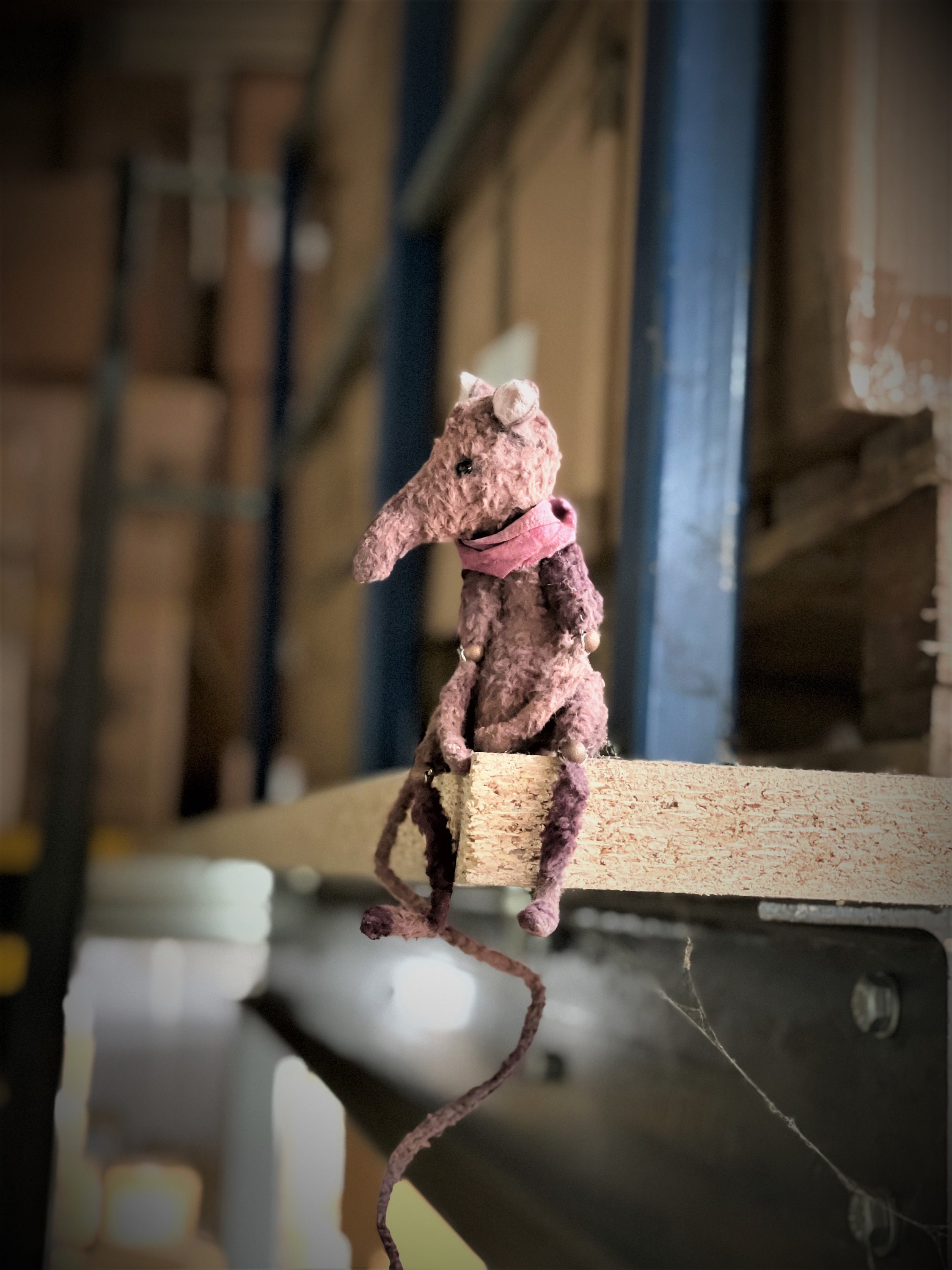 Posable Rat Teddy Bear OOAK Boulter Bears | Etsy