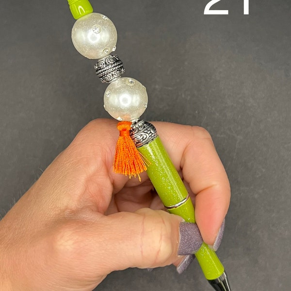 Hand Beaded Ballpoint Pen