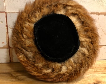 Streimel Hasidic Hat Jewish vintage Fox Tail fur