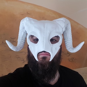 Ram skull mask digital download for 3D printing