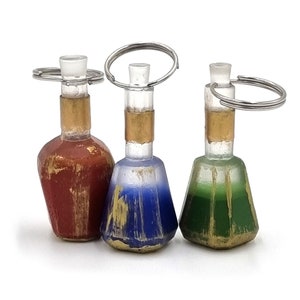 Skyrim Potion Flasche handgemachter Schlüsselanhänger