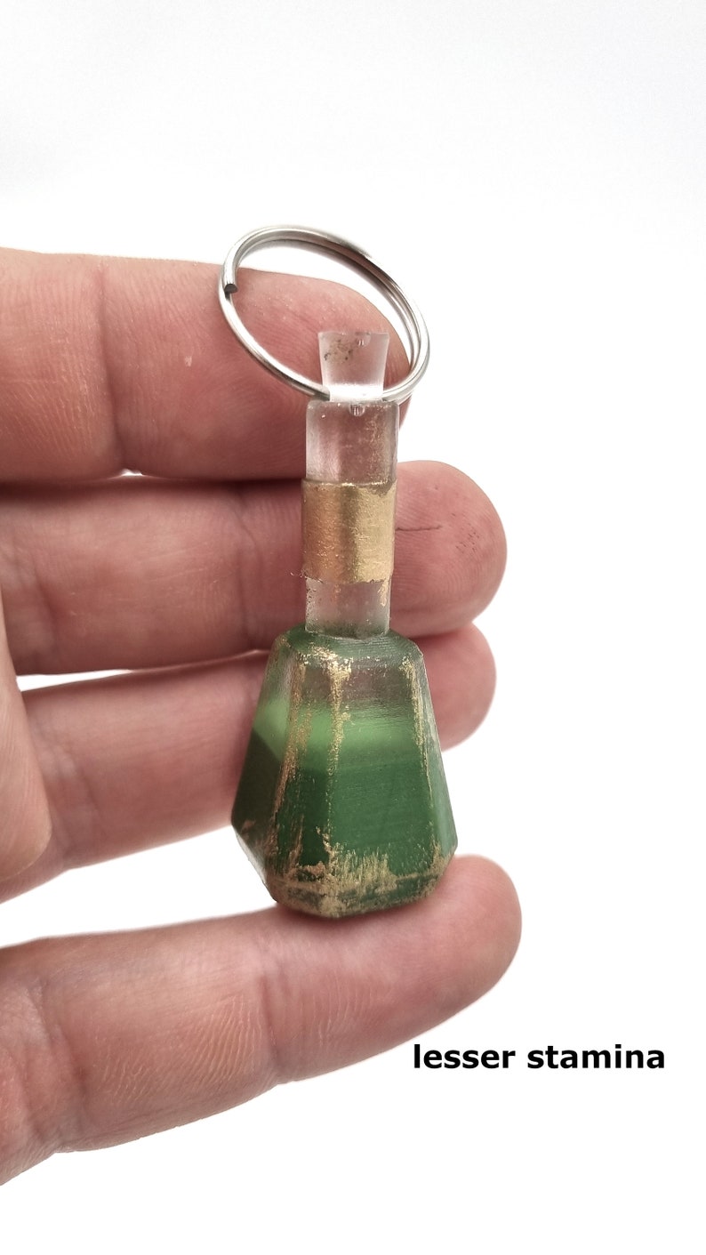 Skyrim Potion Flasche handgemachter Schlüsselanhänger Bild 6