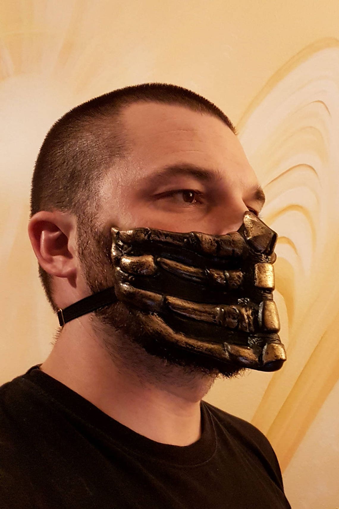 Ninja Mortal Kombat Scorpion Inspired Handmade Mask Replica | Etsy