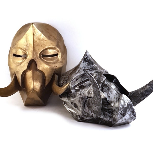 Skyrim inspiré Konahrik Dragon masque de prêtre fait à la main réplique